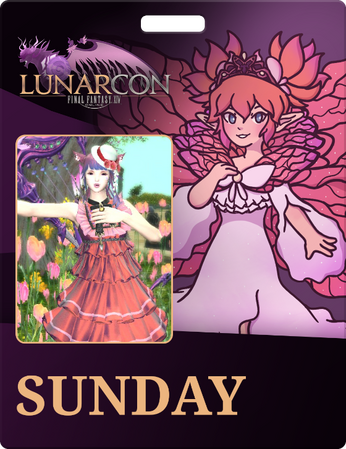 LunarCon 2022 Sunday Badge